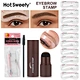 eyebrow stamp stencil